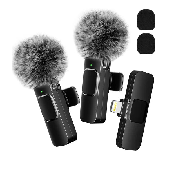 "Wireless Lavalier Microphone for High-Quality Audio in Video Recording"
