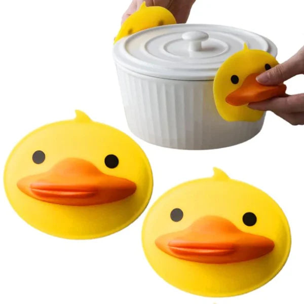 "Duck-Shaped Pot Holder: Set of 2"