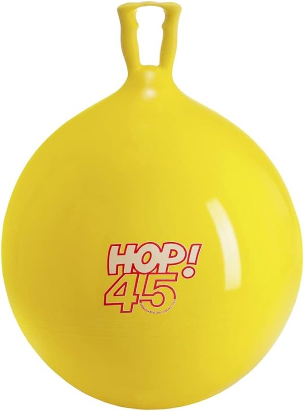 "45cm Kids' Hop Ball with Handle: Inflatable Jump Ball for Exercise and Fun"