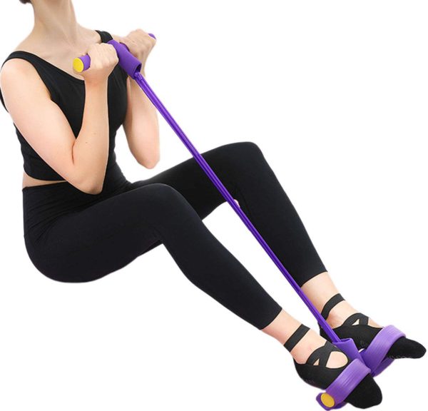 "Resistance band for yoga, fitness; random colors."