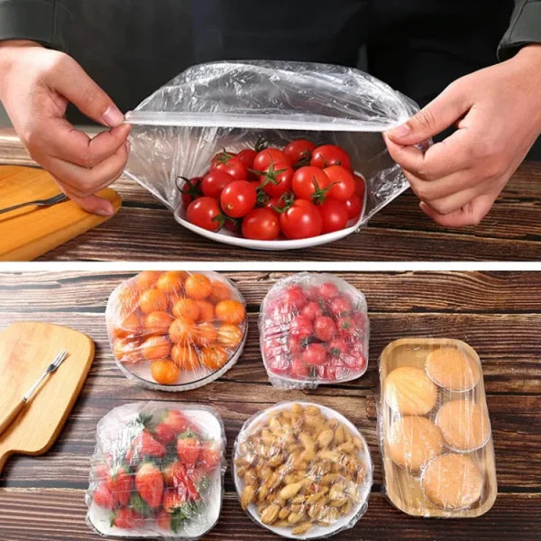 "Disposable Cling Film Cover: Household Refrigerator and Food Preservation Solution"