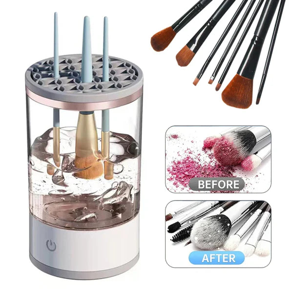 "3-in-1 Automatic Electric Makeup Brush Cleaner"