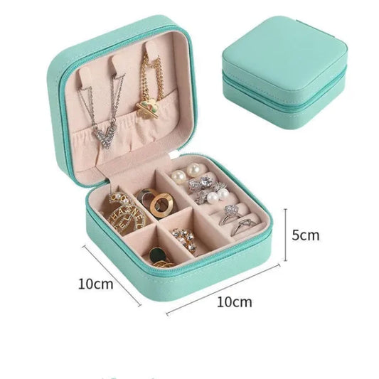 Jewelry Storage Box Plastic Jewelry Stand Earrings Ring Box Cosmetics Beauty Container Organizer
