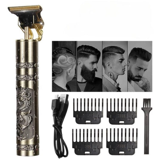 Durable Metal Build for Men - Cordless Hair and Beard Grooming Tool with Haircutting and Shaving Capabilities