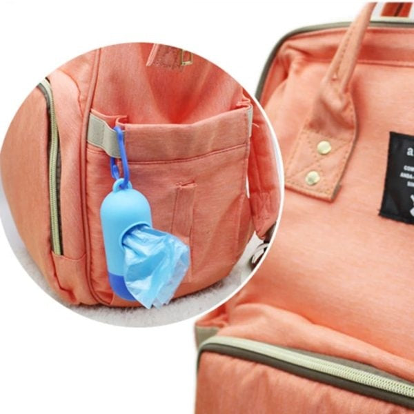 "Portable Baby Waste Bag with 2 Refills: Convenient On-the-Go Solution (Random Color)"