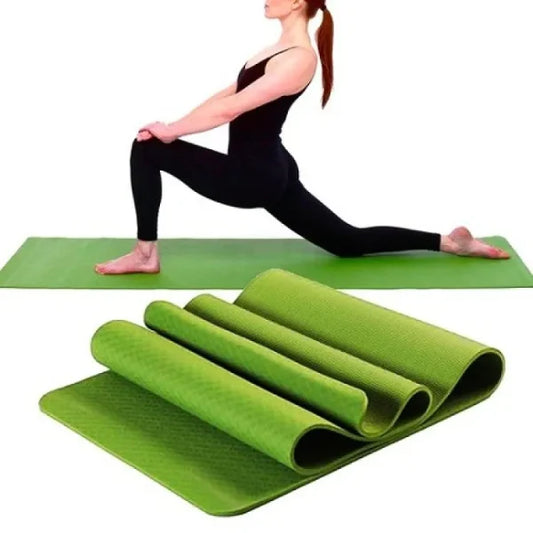 Yogamat Thick Yoga Mat Fitness & Exercise Mat (random Color)