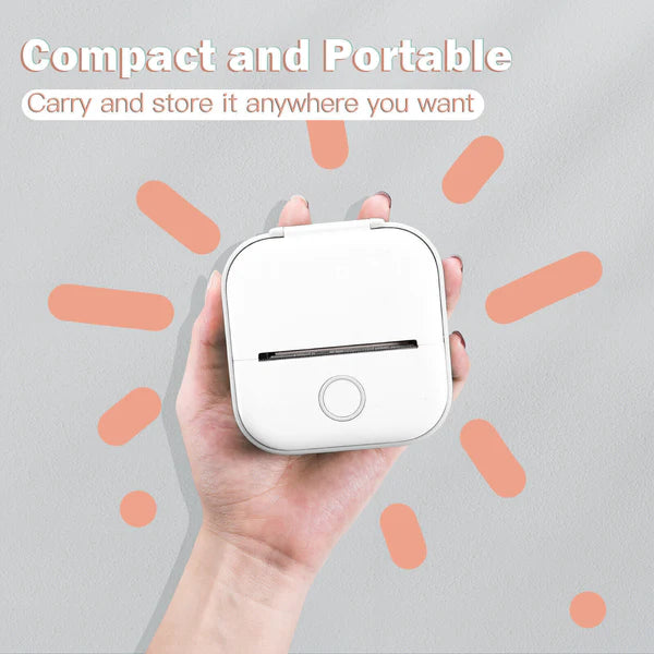 "Phomemo T02 Portable Pocket Mini Thermal Printer: Inkless Photo Printing, Bluetooth Connectivity for Home Use"